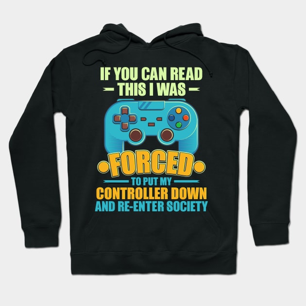 I was forced to put my controller Hoodie by aneisha